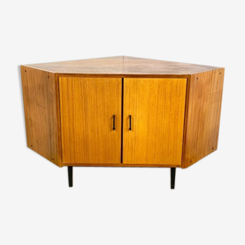 Retro corner TV cabinet