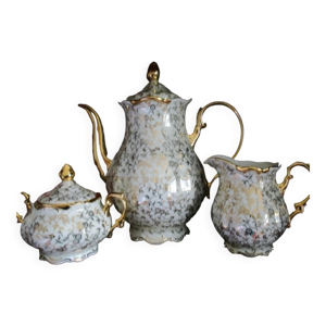 Ensemble cafetière crémier et
