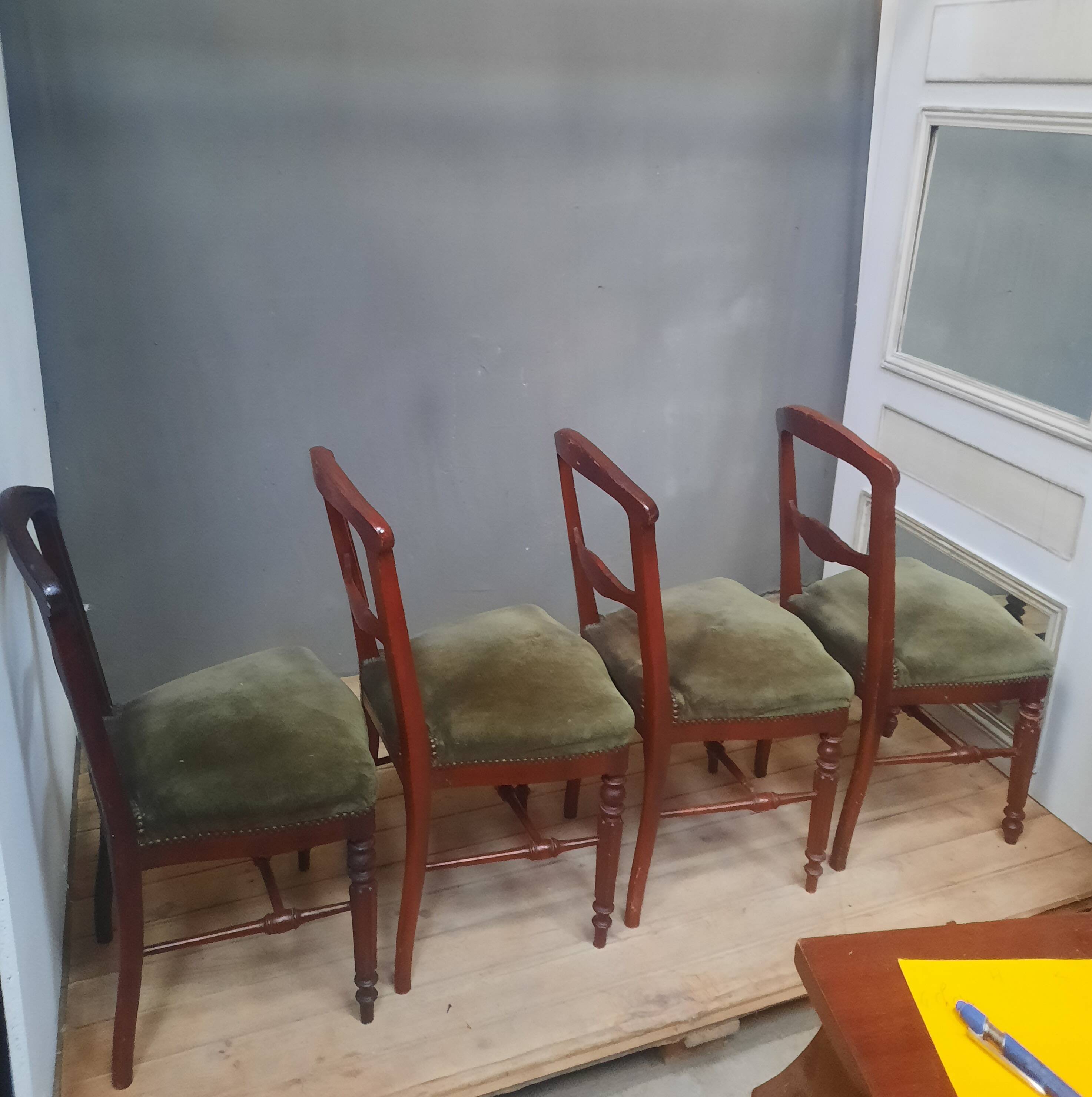 Set of four nineteenth century chairs
