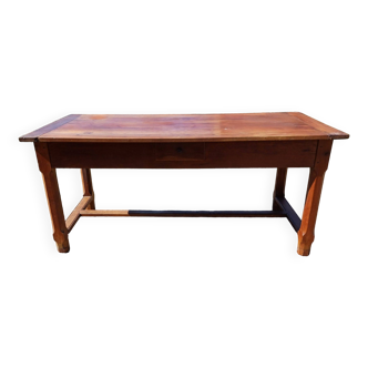 19th Century Country Farmhouse Table in Cherry