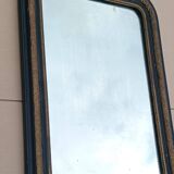 Napoleon III period mirror in wood and stucco