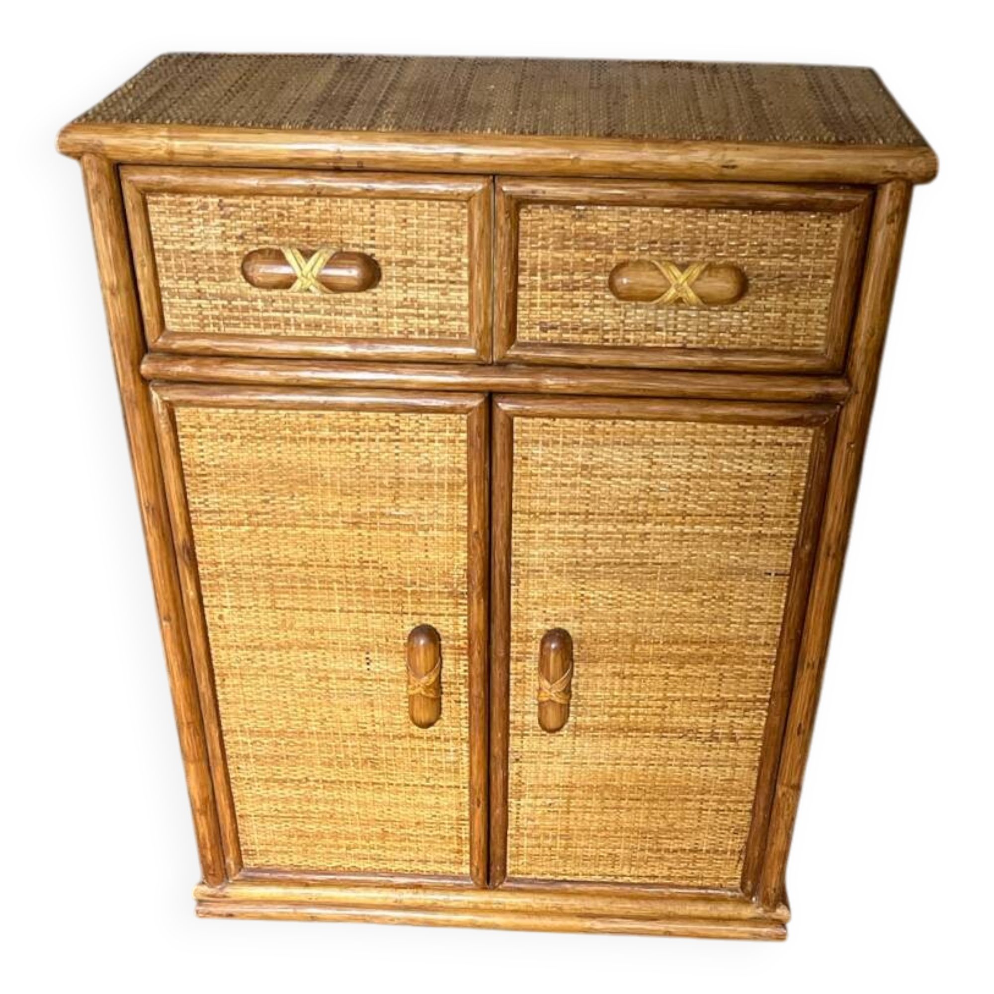 Rattan sideboard