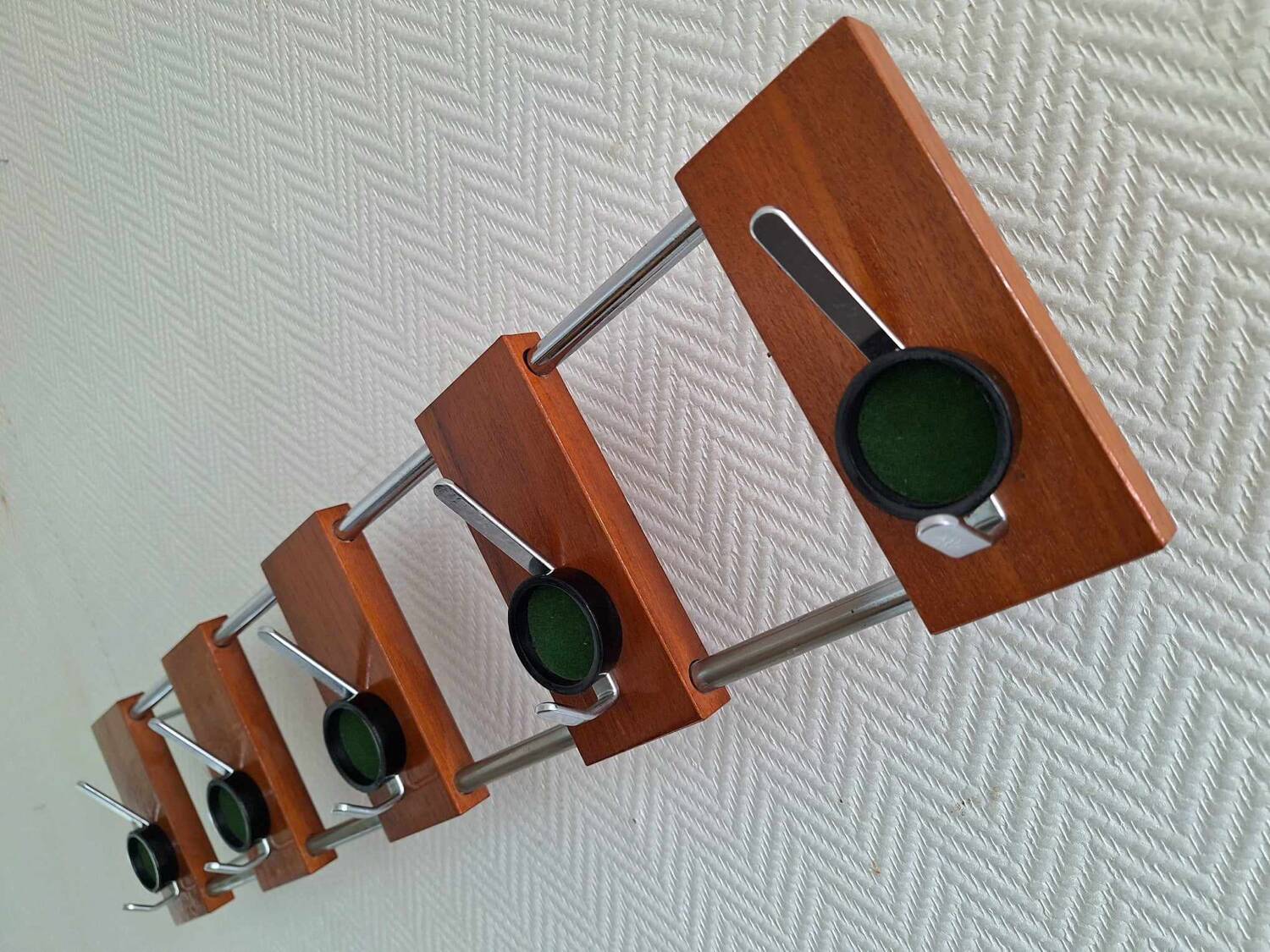 Vintage coat rack, old coat hook furniture for entrance