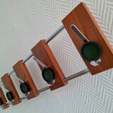 Vintage coat rack, old coat hook furniture for entrance