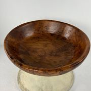 Grand plat en racine de thuya, Maroc, années 80, Ø70 cm