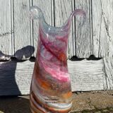 vase vidrio soplado hecho a mano
