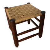 Tabouret bois et corde