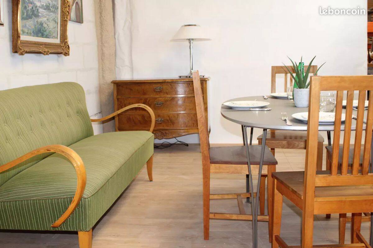 Chairs (6) birch Sweden 1960