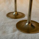 Pair of brass candlesticks
