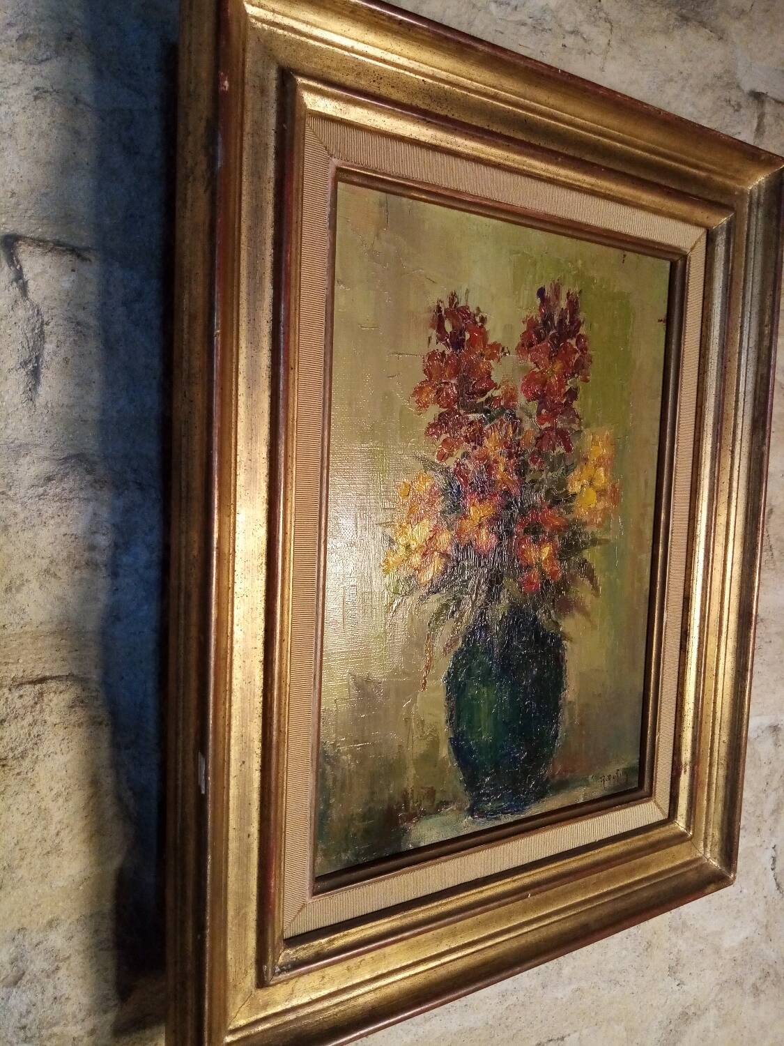 Oil on canvas still life Roland Dufils