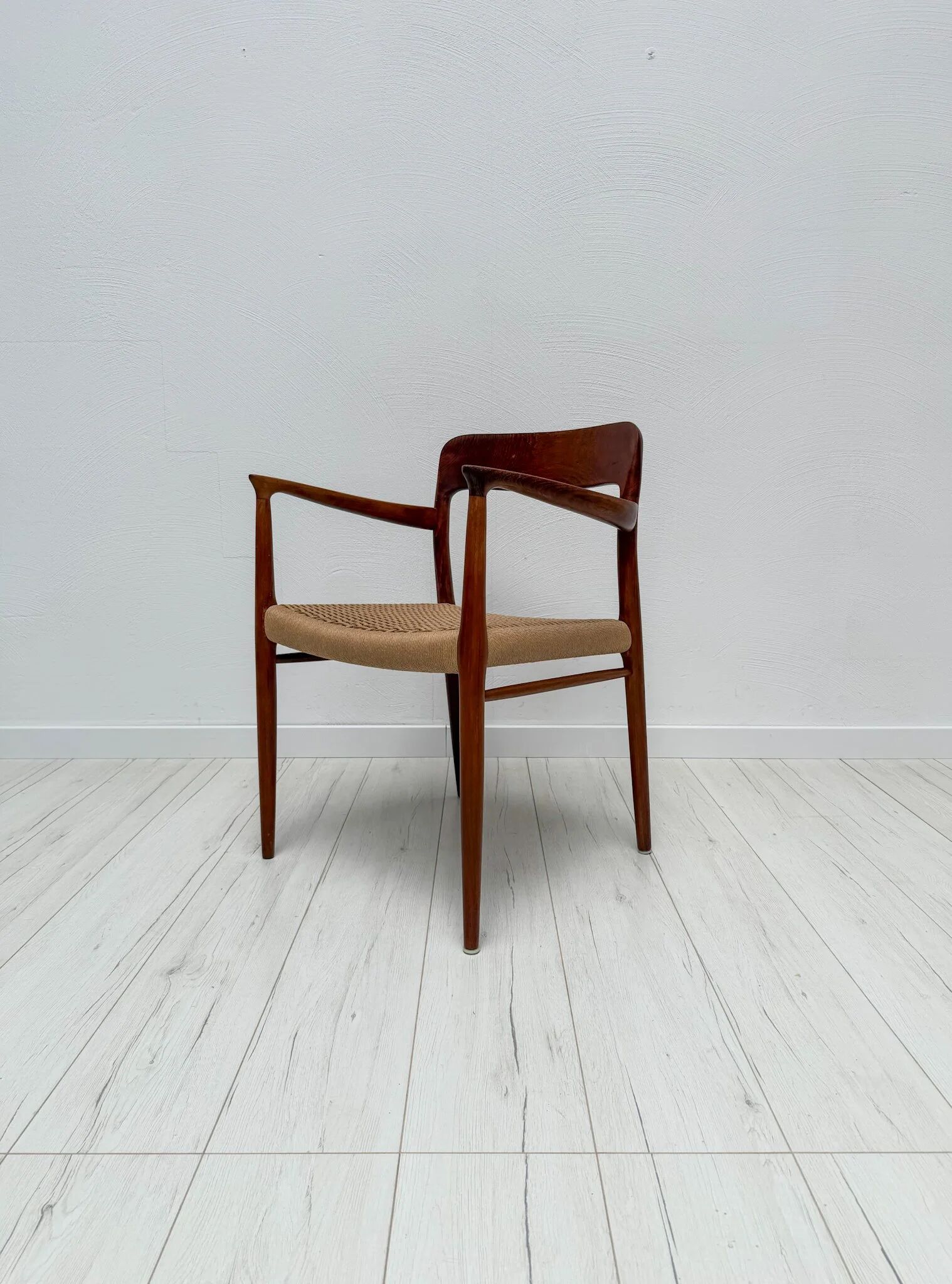 1960s vintage Danish teak dining armchair model 56 by Niels Otto Møller