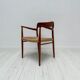 1960s vintage Danish teak dining armchair model 56 by Niels Otto Møller