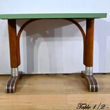 Bistro tables in laminate and beech – 1950