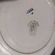 Pair of Saint Amand 20th century earthenware dinner plates