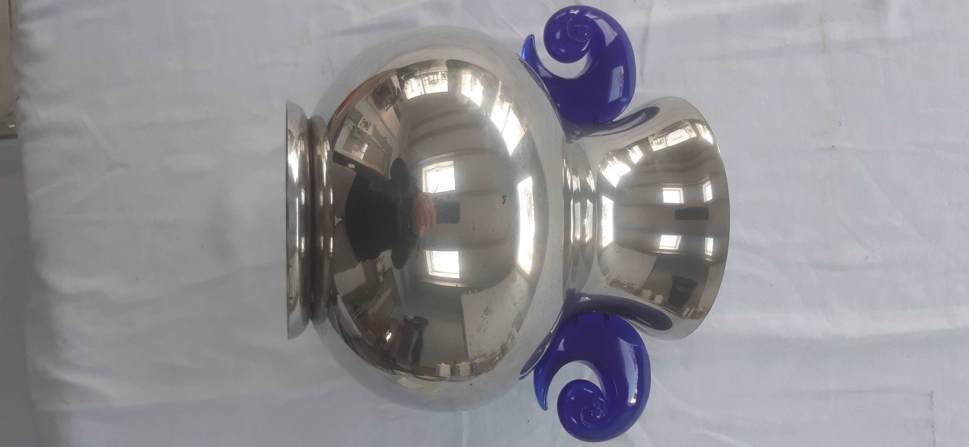 Anjou Malta pewter vase