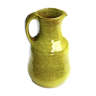 Green ceramic pitcher of Max Idlas, years 60