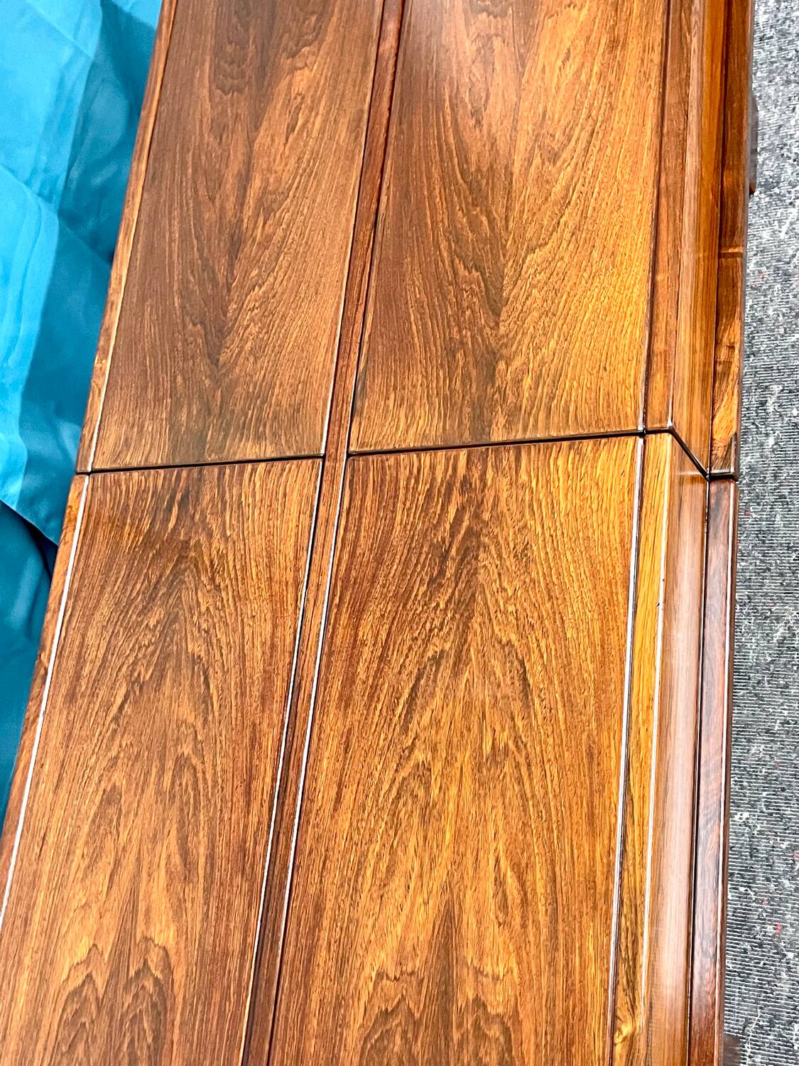 Michelucci Giovanni coffee table, Italian design, rosewood