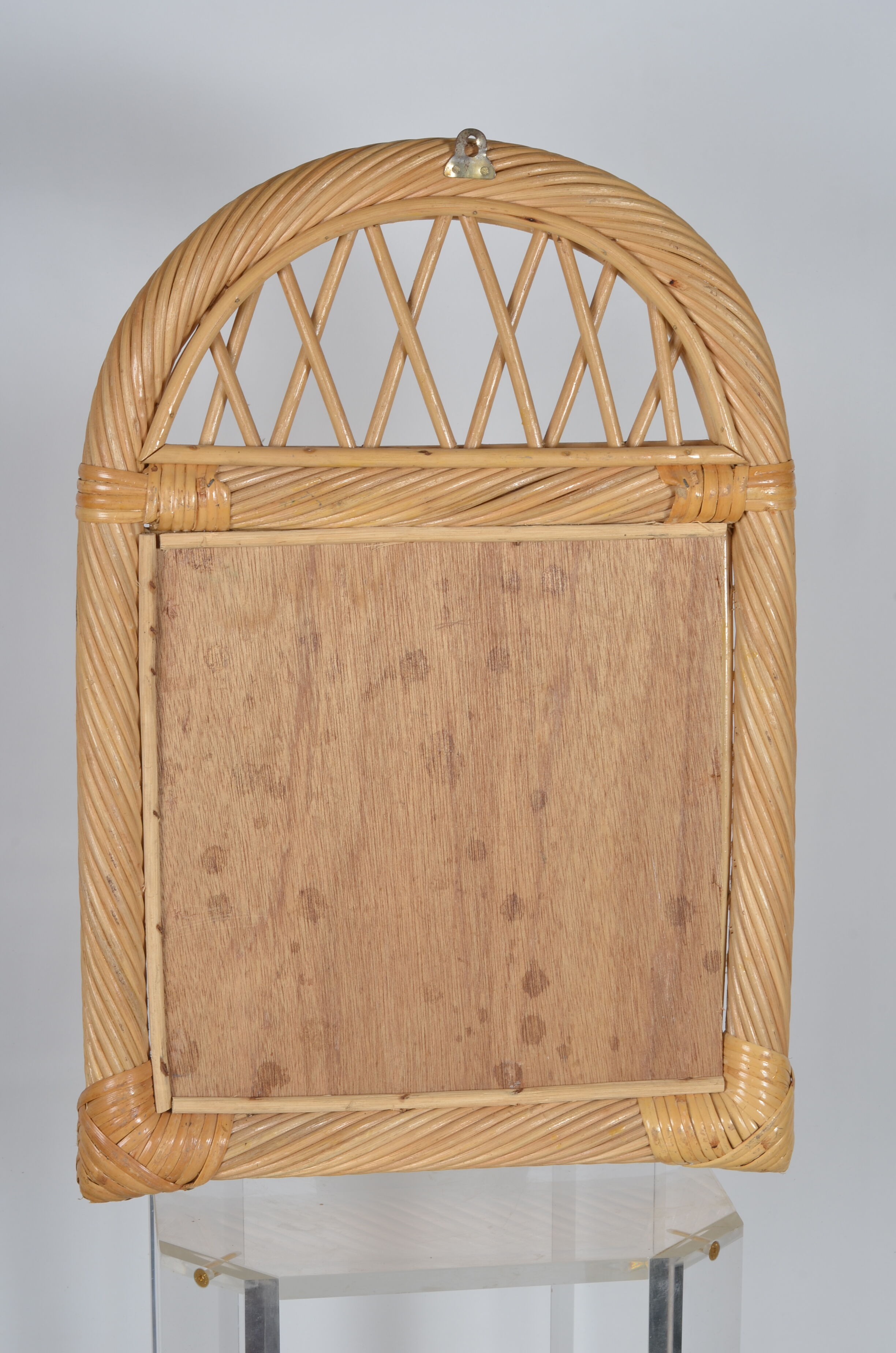 Rattan mirror 54 X 37 cm