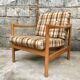 Pair of Scandinavian armchair fabric tiles