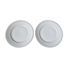Assiettes porcelaine de Limoges Philippe Deshoulieres filets or fin