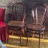 Duo of chairs bistrot Thonet early XXth