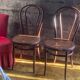 Duo of chairs bistrot Thonet early XXth