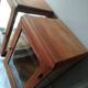 Paire de vitrines en noyer art deco
