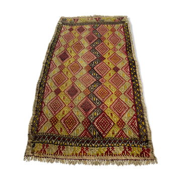 Vintage turkish kilim rug , 91 x 48 cm