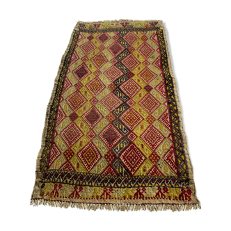 Vintage turkish kilim rug , 91 x 48 cm