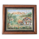 Tableau Huile sur Toile Ferme du pays Basque signé Gil Valota