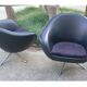 Balloon Shell Armchair "EGG" 60/70 Scandinavian design by Karl Eric Klote for Overman