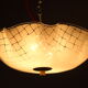 1970s Glass Pendant Lamp, Czechoslovakia
