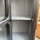 Patinated museum display case