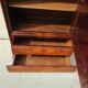 Mahogany one-piece ice cream cupboard cabinet