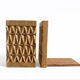 Brutalist oak bookends from the 1960s.