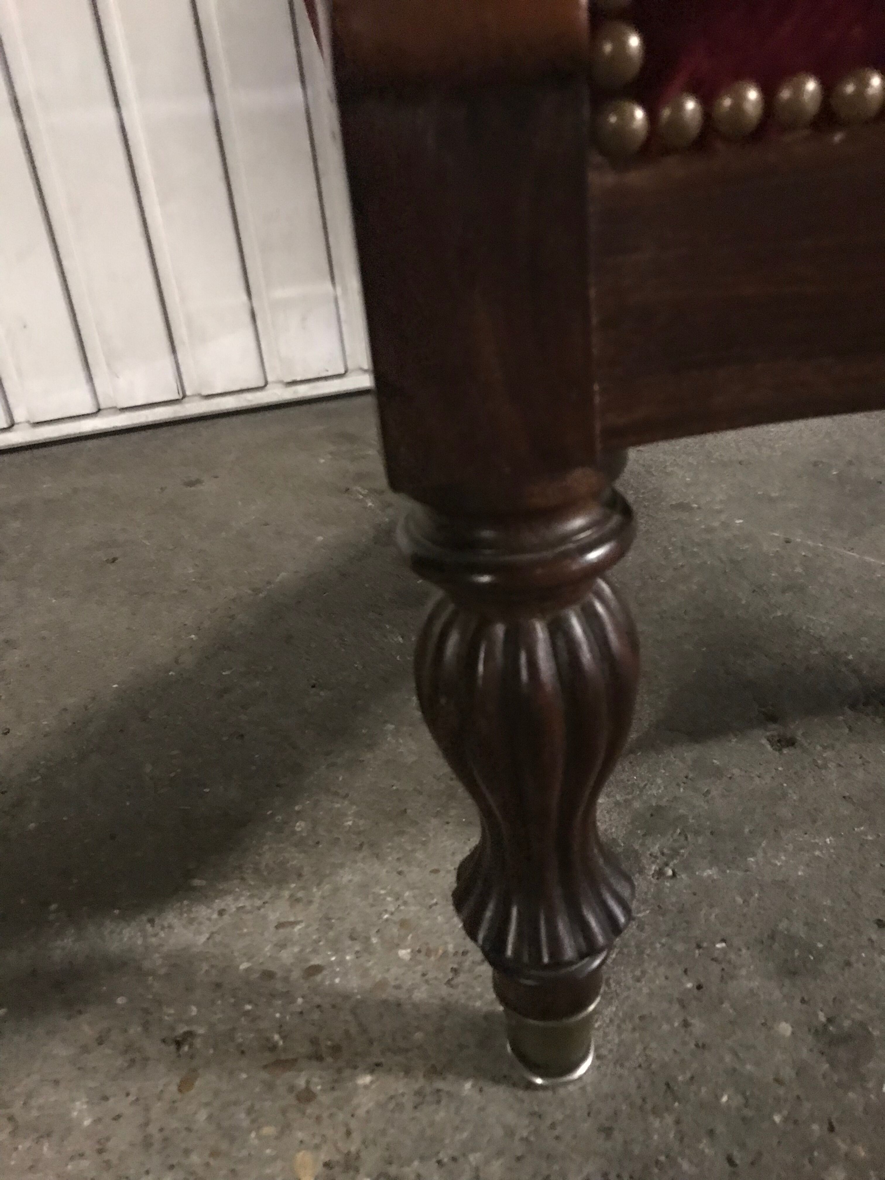 Armchair voltaire Napoleon III mahogany