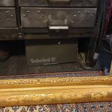 Nineteenth wood frame and gilded stucco