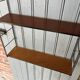 String shelf in wood and iron