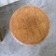 Golden oak tripod stool