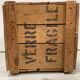 Caisse en bois vintage