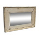 Mirror Wood Old Teak Patina White Breakage 54x3x36cm 6
