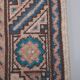 Vintage Turkish hallway rug 97x417 cm