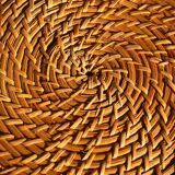 Compartment dish for appetizers, made of porcelain with a wicker support.