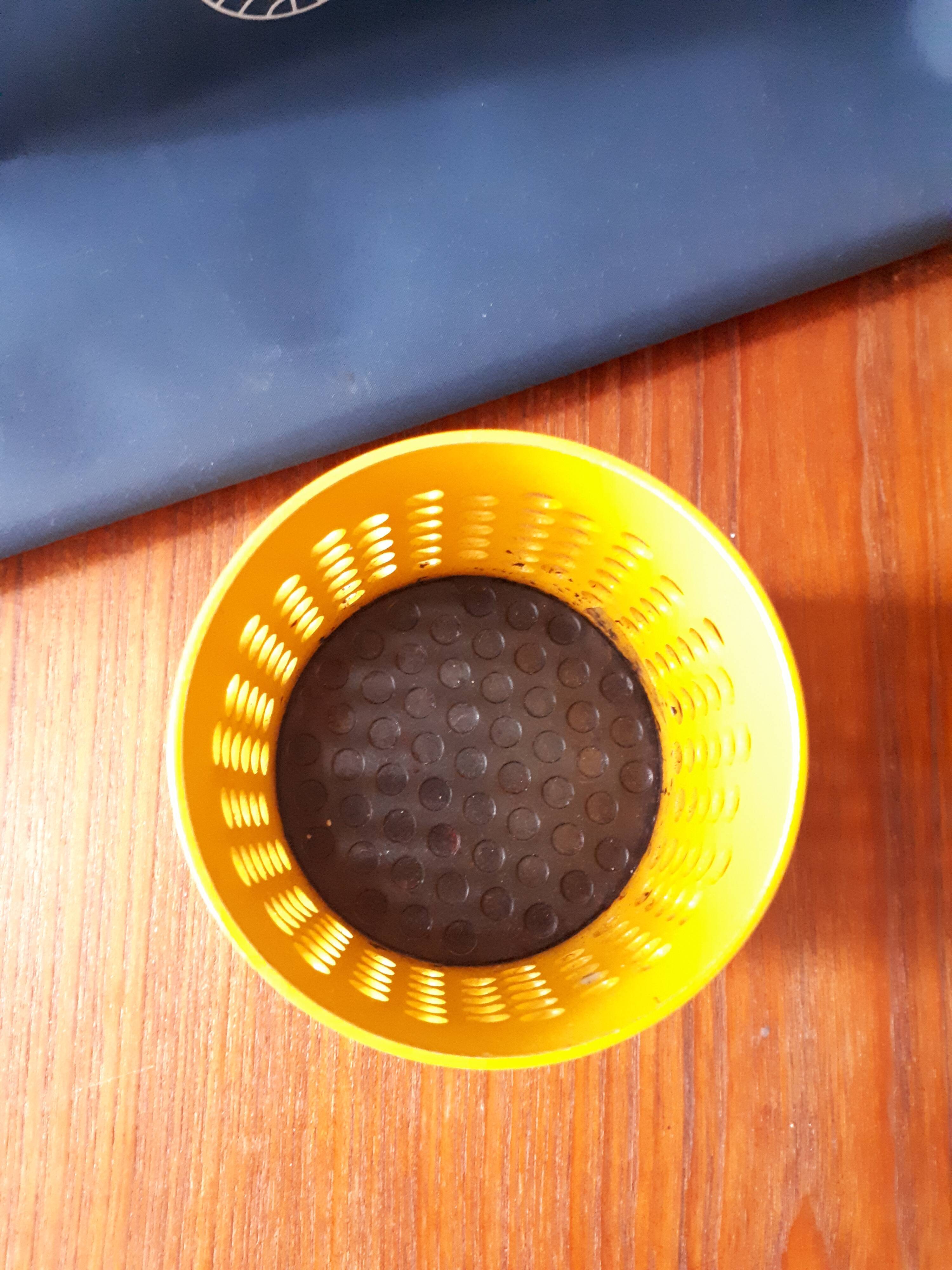 Vintage Rexite pencil jar