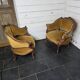 Paire de fauteuils marquise style Louis XV