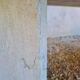 Travertine coffee table
