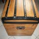 Coffre en bois malle de voyage