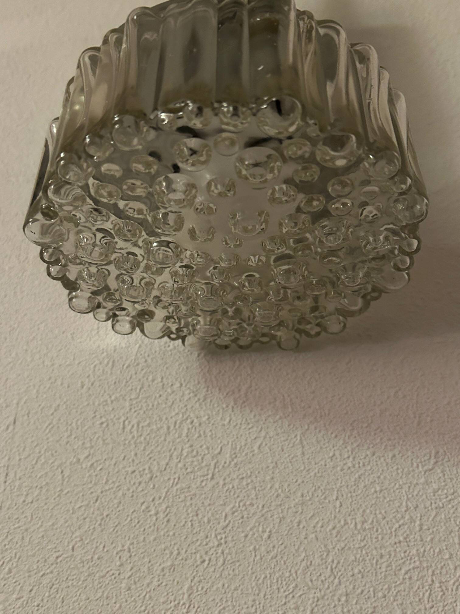 pair of bubble suspensions Staff lights 1970