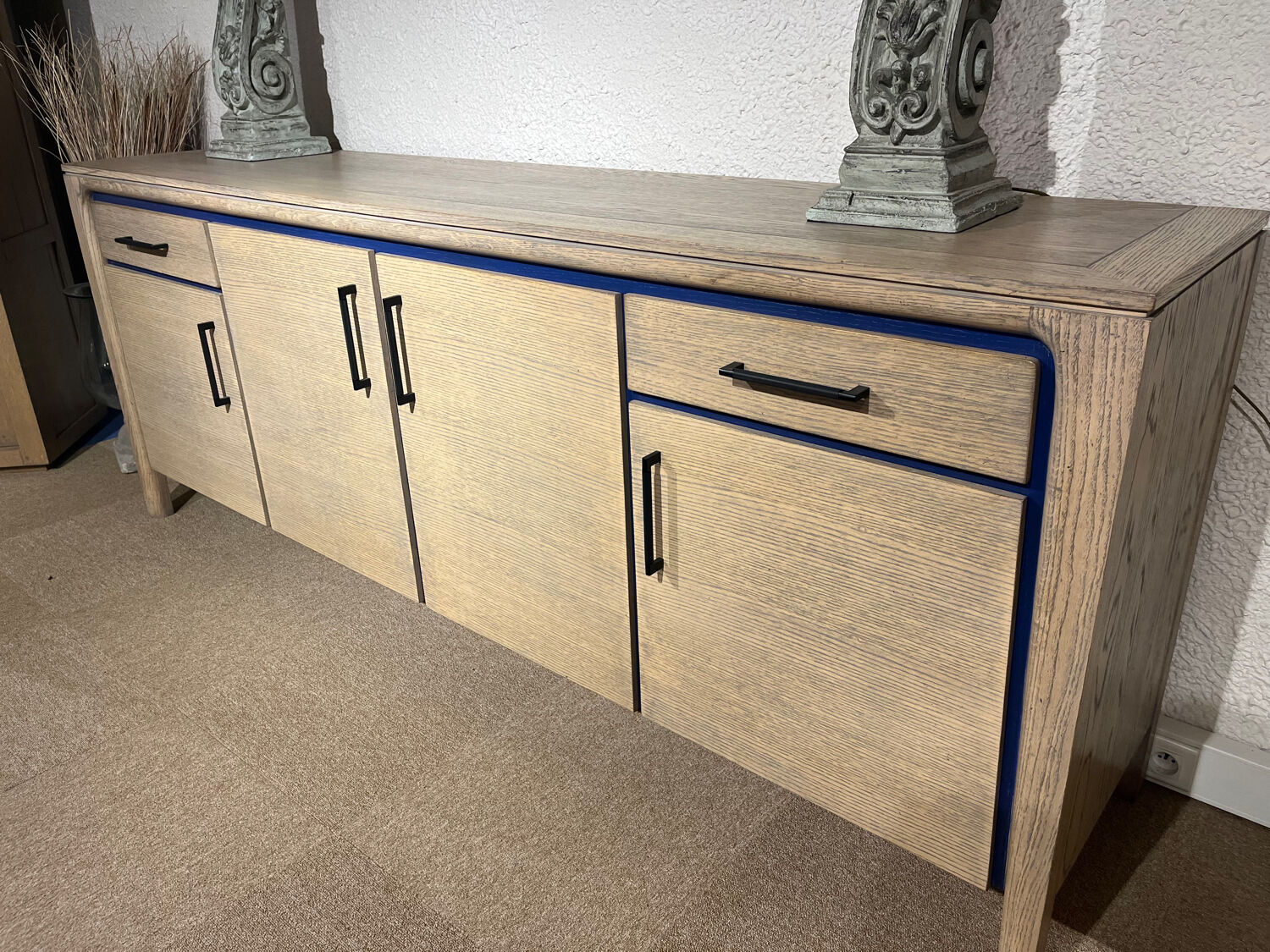 Vintage spirit oak sideboard