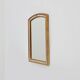 Miroir de Deknudt avec panneaux latéraux en verre fumé marbré dans un cadre en bois doré